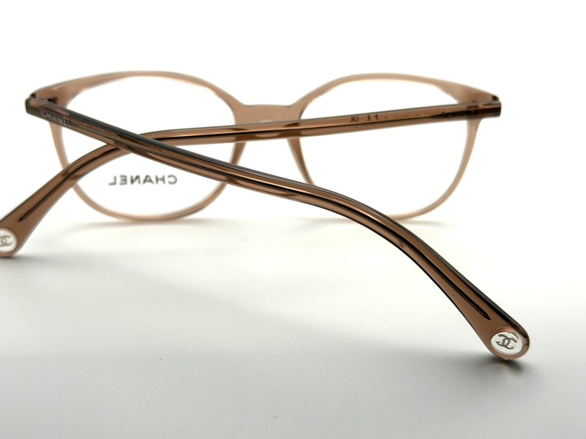 Chanel CH3432 1709 47mm Transparent Brown Pantos Eyeglasses Frame