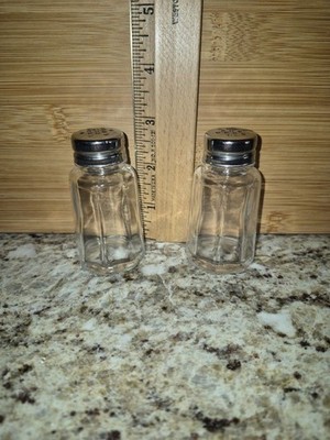 Gemco Glass Salt & Pepper Shakers
