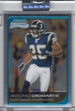 2006 Bowman Chrome Uncirculated Rookies #87 Antonio Cromartie /519 - NM-MT