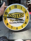 Vintage Clock Automotive Machine Shop, Plumbing Clock , Clock Work As Do Lights