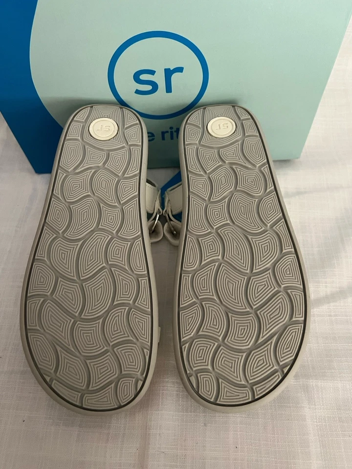 STRIDE RITE 360 Delilah Sandalias Blancas Zapatos Niña EE. UU. Talla 13M Foto 2 de 4