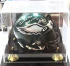 Philadelphia Eagles Autographed Mini Helmet Unknown Signature