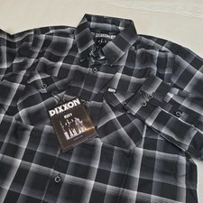 NWT Dixxon Men's Large Tall LT "KISS Dressed To Kill" Flannel Shirt