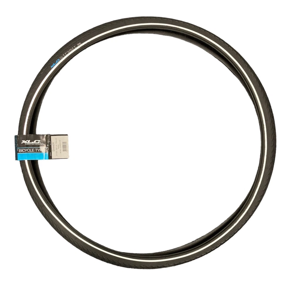 XLC Street X VT-C04 700c Clincher Bike Tyre Black/Reflex 700x35c - Image 2 of 4