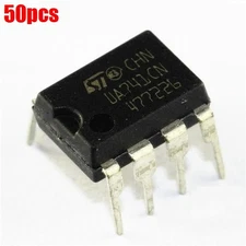 50Pcs Operational Amplifier UA741 LM741 St UA741CN DIP-8 New Ic mo