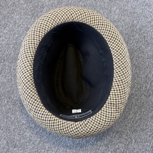 Men’s Fedora Medium Plaid Houndstooth by Goorin Bros - Picture 6 of 7