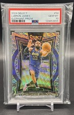 2024 Select Lebron James 💥 ELEPHANT CASE HIT 💎 PSA 10 💎 Purple Jersey