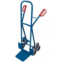 Variofit Stahlrohr-Treppenkarre Handwagen Enzianblau