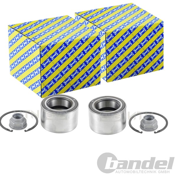 2X SNR RADLAGER-SATZ Vorne Passend FÜR Nissan NV400 Opel Movano Renault Master-image