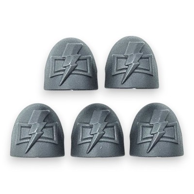 Deathwatch Veteran WHITE SCARS PHOBOS SHOULDER PAD x 5 Kill Primaris 40K (V)