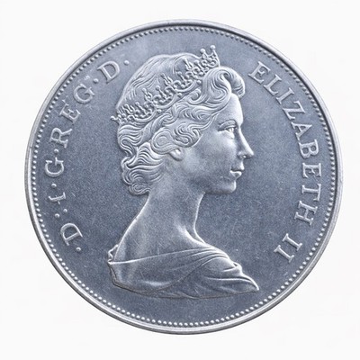 1981 Royal Wedding Coin: Uncirculated coin of Prince Charles and