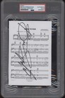 Bruce Springsteen Signed Born To Run Sheet Music PSA/DNA Certified Autograph