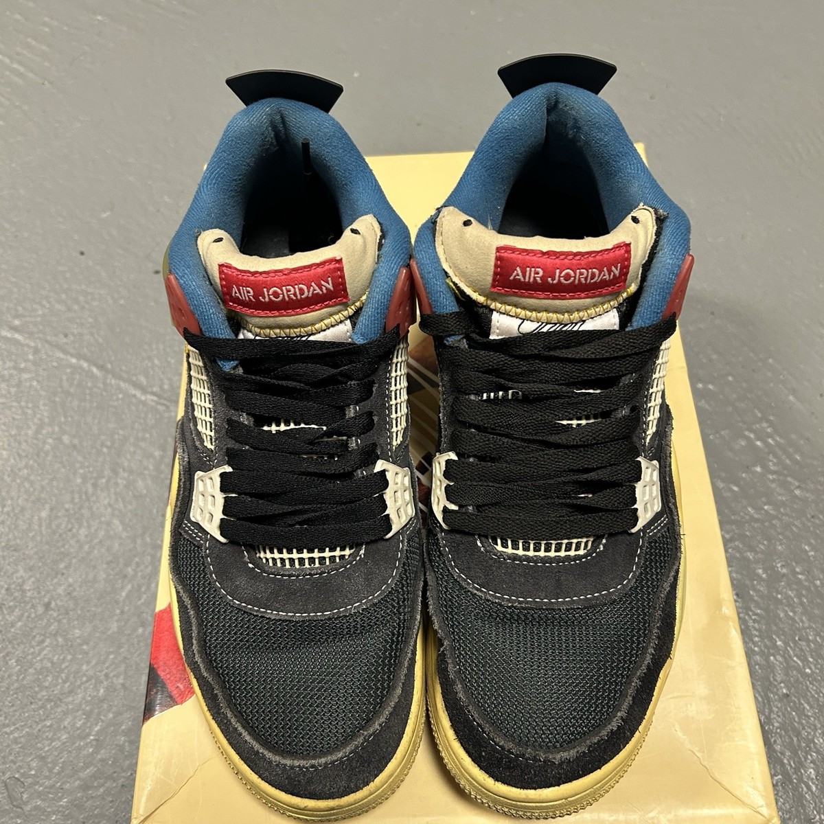Air Jordan 4 Retro Union Off Noir 2020 - Size 8 OG ALL - (DC9533