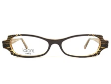 Jean Lafont Eyeglasses Frames TIGRESSE 503 Brown Yellow Cat Eye 50-15-142