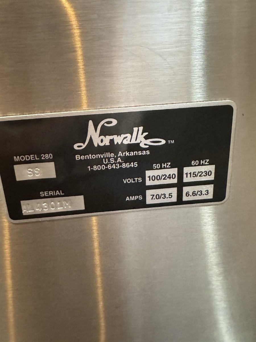 Norwalk 280 Hydraulic Cold Press Juicer Stainless Steel | eBay