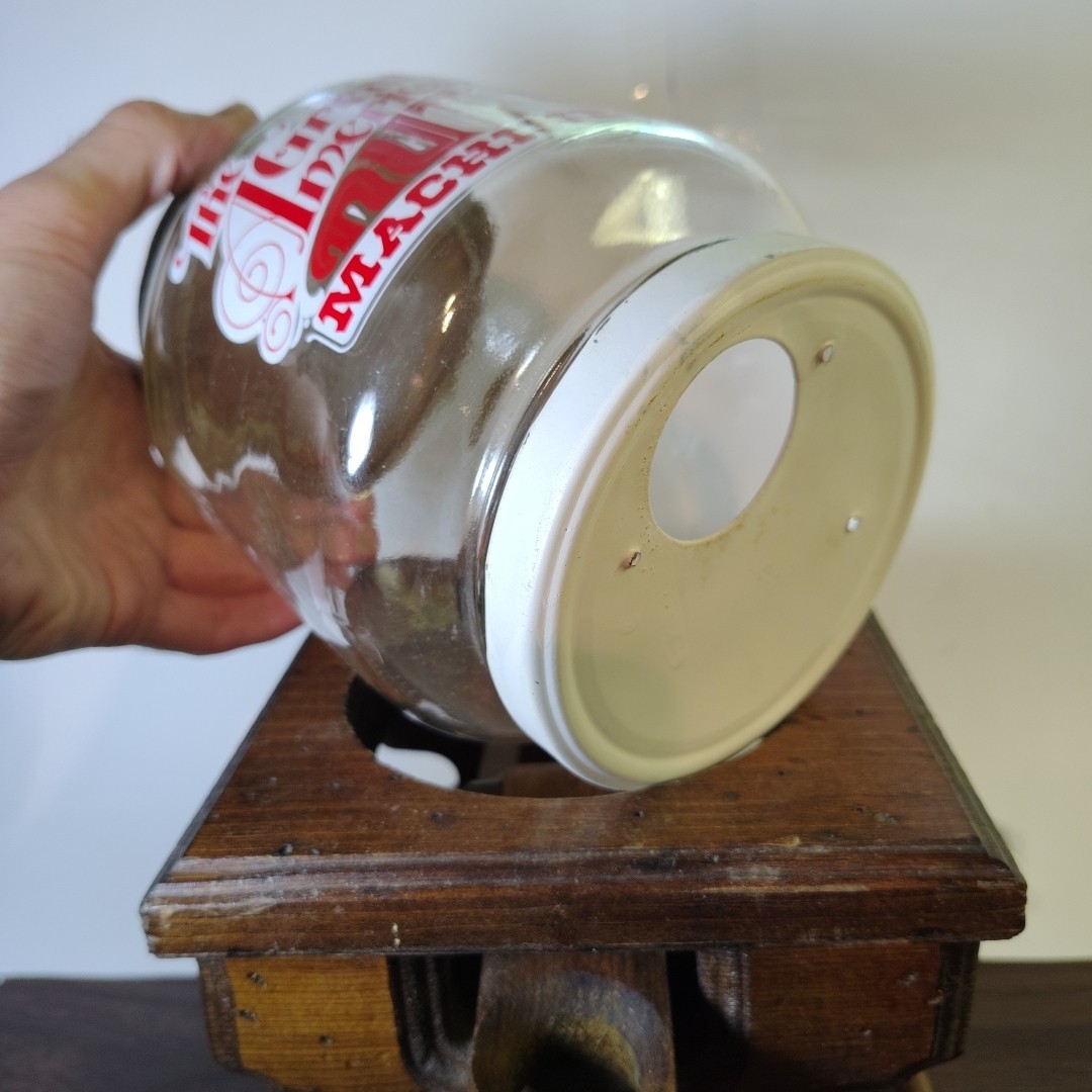 Vintage The Great American Nut Machine 5¢ Dispenser Beer Nuts, Peanuts, M&M’s