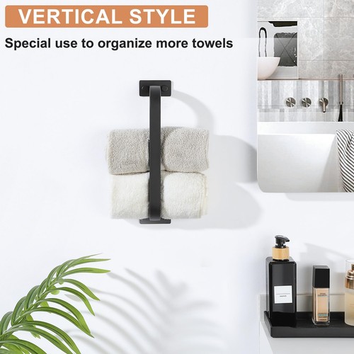 Towel Bar for Bathroom, 10 inch Towel Rack Wall Mounted, Heavy Duty Hand Towe... - Picture 5 of 7