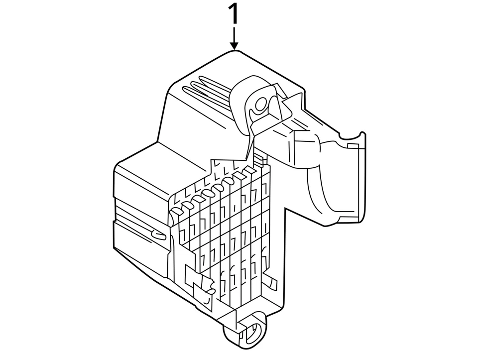 2006-2016 Volkswagen GTI Fuse Box Gateway Module 1K1941824 - Image 4 of 4