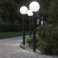 Pollerleuchten 3 Stk. 120 Cm Schwarz IP44 Pollerleuchte Pollerleuchten Stehlampe