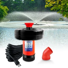 Pond Fountain Aerator 750W, 1HP 15000 GPH Floating Aerating Pump, 120ft Power...