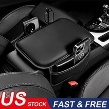 For Toyota Car Armrest Cushion Cover Center Console Box Pad Mat with Pocket