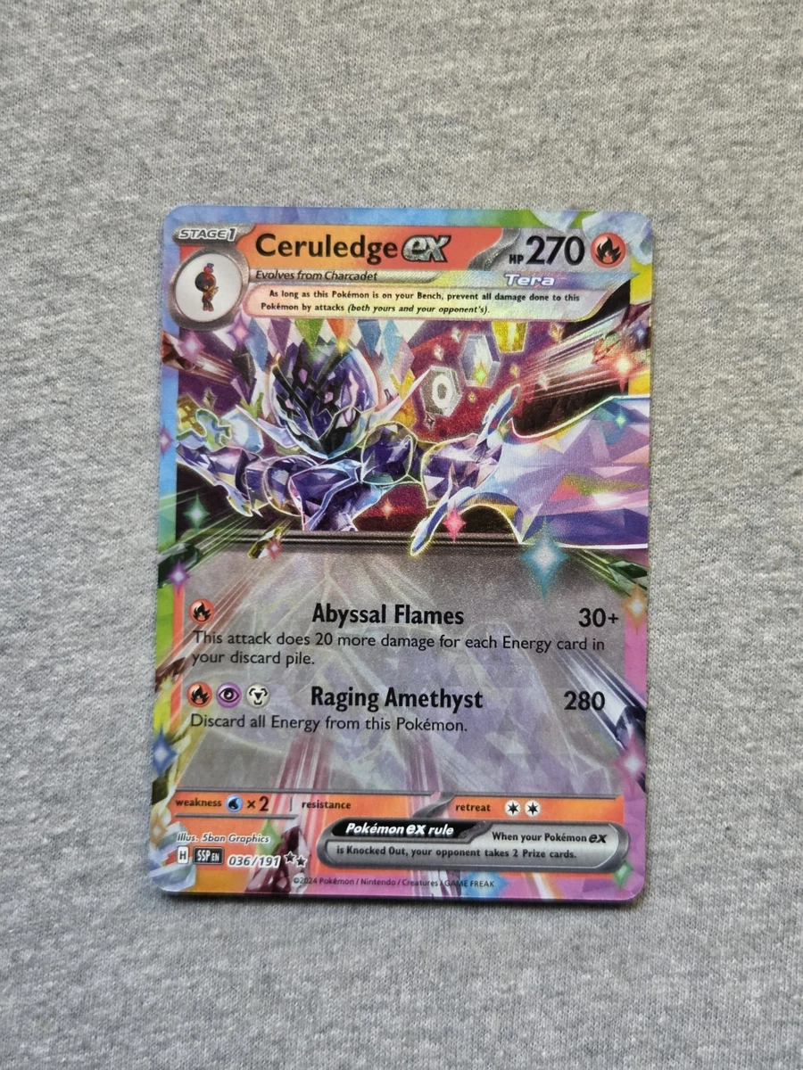 Ceruledge Ex Pokémon TCG Cards for sale
