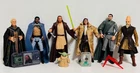 Star Wars 3.75” Figure Lot Qui-Gon Jinn Obi-Wan Anakin Hasbro Vintage Collection