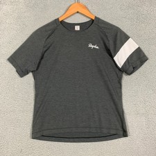Rapha Trail Technical T-Shirt Women's Small S Gray Long Sleeve Honeycomb Cycling
