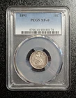1891 Seated Liberty Dime PCGS XF 40