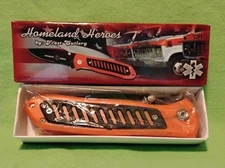 *NIB* FROST CUTLERY 'HOMELAND HEROES' SINGLE COMBO BLADE LINE LOCK POCKET KNIFE 
