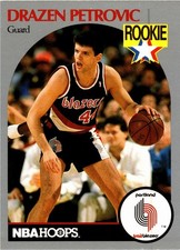 1990-91 Hoops #248 Drazen Petrovic