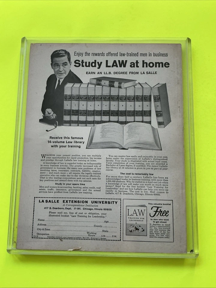Revista de béisbol Sports Quarterly Presents 1964 Sandy Koufax, Carl Yastrzemski Foto 2 de 2