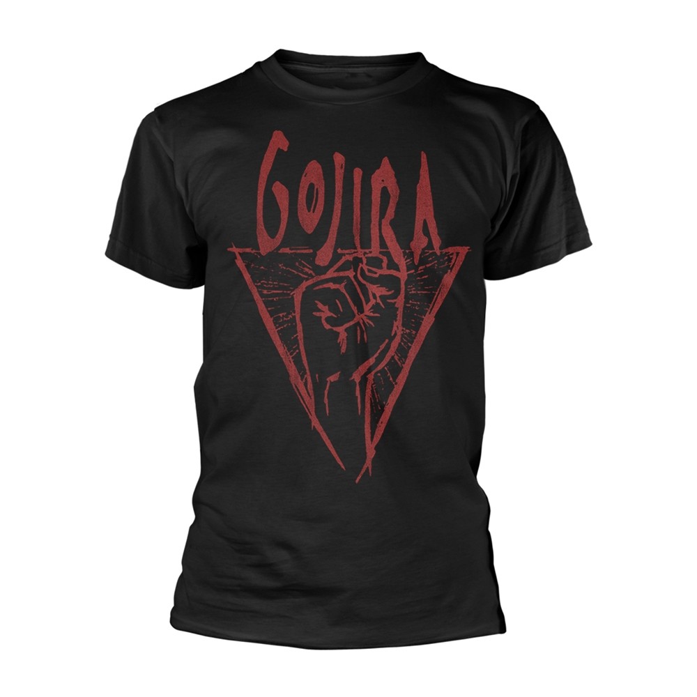 ЧЕРНАЯ футболка GOJIRA - POWER GLOVE ORGANIC TS X-Large 4690₽
