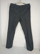 Wrangler 82BK Mens Wrancher Polyester Pants Size 38x30 Black
