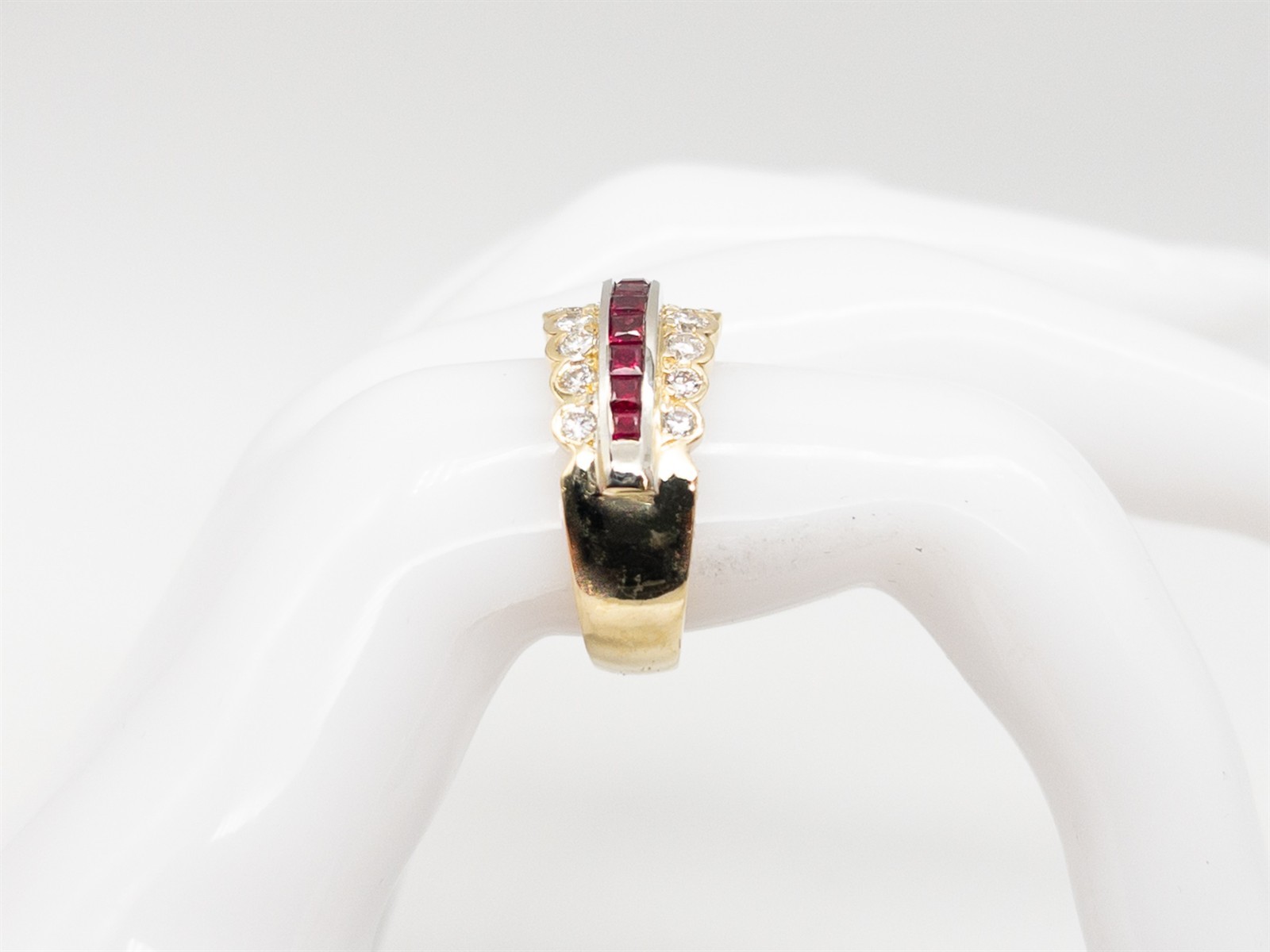 SIGNED SARS $9000 3ct Natural BURMA RUBY VS G Dia… - image 3