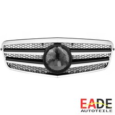 KÜHLERGRILL CHROM SCHWARZ GRILL FÜR MERCEDES E W212 S212 VFL MIT DEM STERN