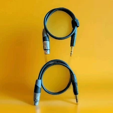 Hosa Balance Interconnect Audio Cable | 1/4" TRS Connector & XLR3M(male)-2 Pack