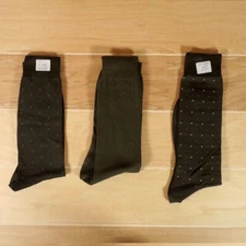 Unbranded Mercerized Pima Cotton, Nylon Size 10 -13, Hemlock, Mixed Patterns (3)