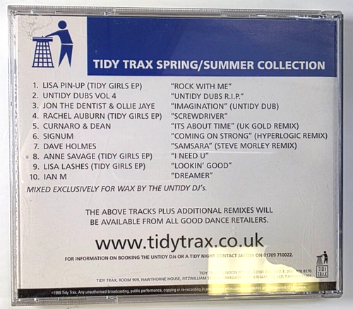 Tidy Trax Spring / Summer Collection CD Mixed 1999 Hard house various Artists - Picture 3 of 13