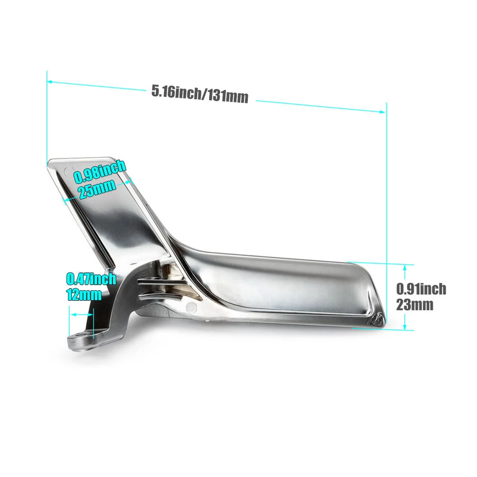 Kit de reparación de manija de puerta interior cromada del lado del conductor para Mercedes-Benz C250 EE. UU. Foto 2 de 4