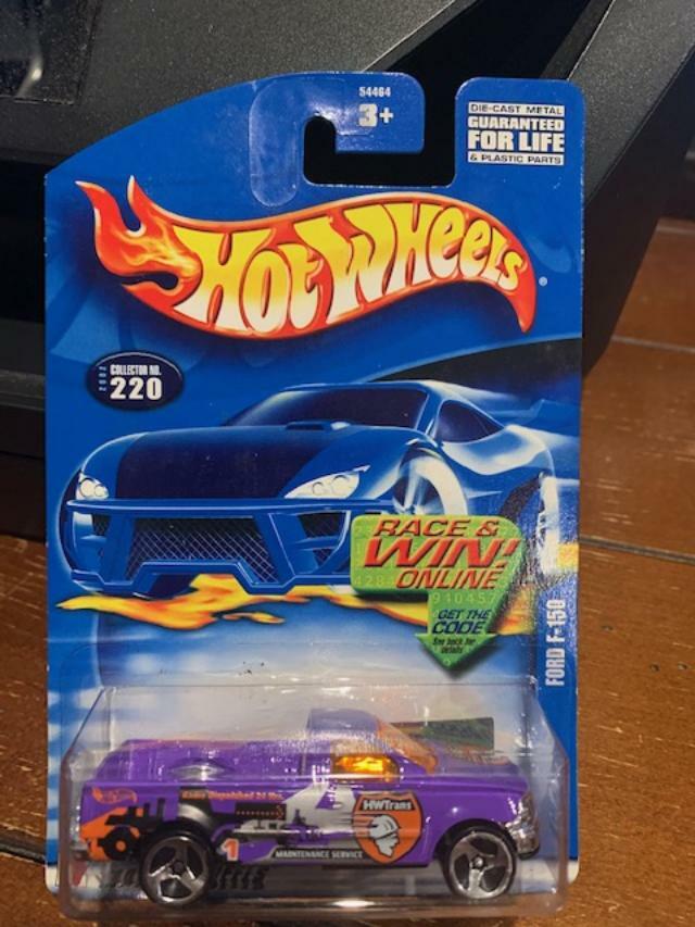 2002 Hot Wheels Ford F-150 #220 Purple