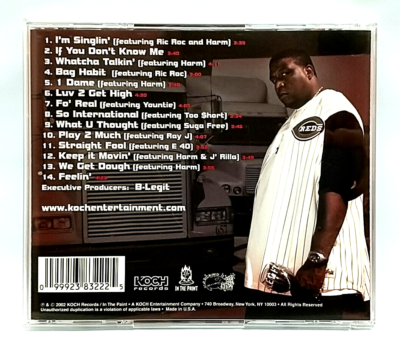 CD) B-Legit – Hard 2 B-Legit, US OG Press, KOC-CD-8322, Album