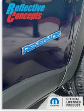 RENEGADE Emblem Inlay Decal - 2015-2023 Jeep Renegade