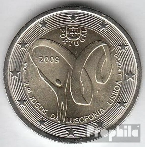 Portugal 2009 brillant universel (BU) 2009 2 euro Jeux le Lusophonie - Photo 1/1