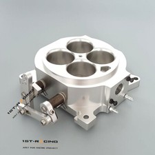 Billet Aluminum 1.75 Core Throttle Body 1000cfm 4barrels 4150 Flange Carburetor Billet Aluminum 1.75 Core Throttle Body 1000cfm 4barrels 4150 Flange Carburetor