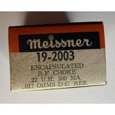 Meissner Component 19-2003 - Encapsulated R.F. Choke New Old Stock with Box