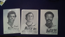 3 1975 TEAM ISSUE HOUSTON ASTROS CESAR CEDENO CLIFF JOHNSON KEN BOSWELL
