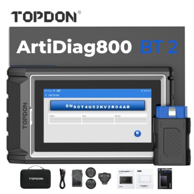  TOPDON AD800 BT 2 Profi KFZ OBD2 Diagnosegerät Scanner ALLE SYSTEM Free Update