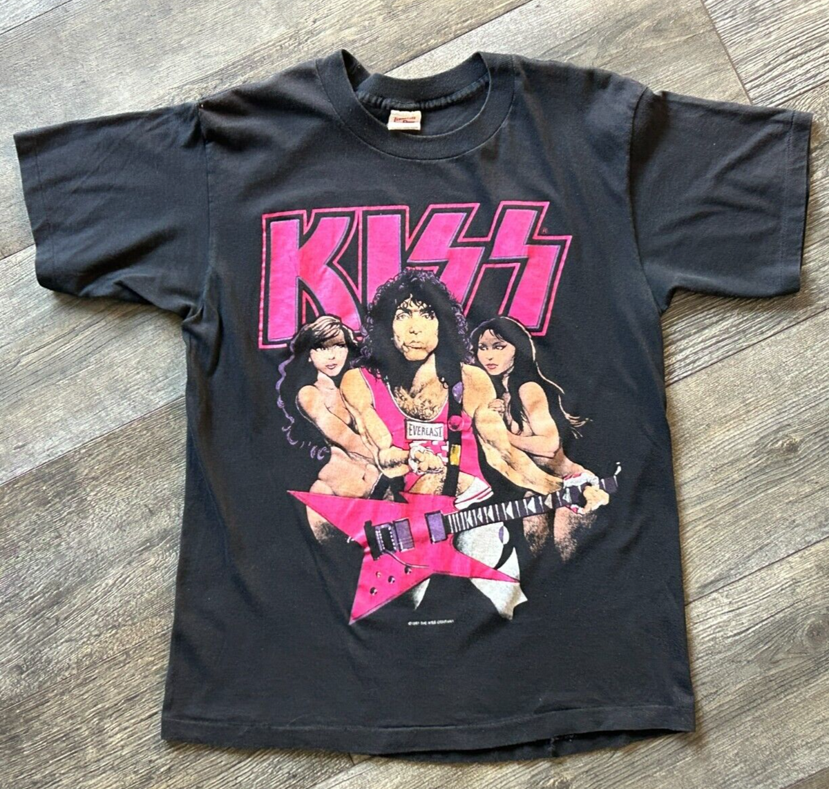 Kiss PAUL STANLEY Vintage Concert T-Shirt Crazy Nights Tour