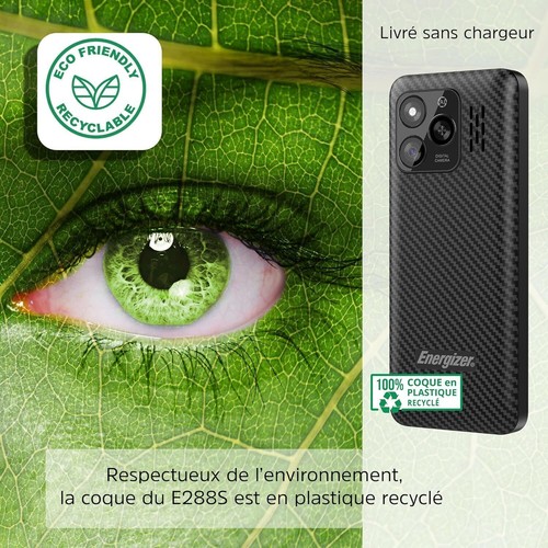 Téléphone Energizer E288S, 4G, KaiOS, batterie 2000 mAh, grand écran 2,8 pouces, - Photo 6/6